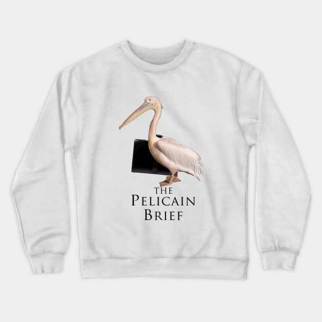 wrong pelican brief Crewneck Sweatshirt by jonah block